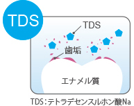 TDS:テトラデセンスルホン酸Na